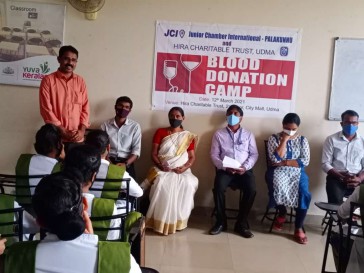 Blood donation camp, UDMA